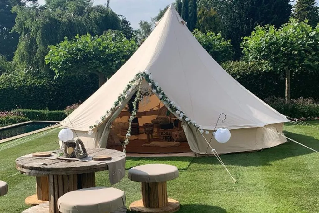 lancashire wedding venue - glamping tents - bowland tipi